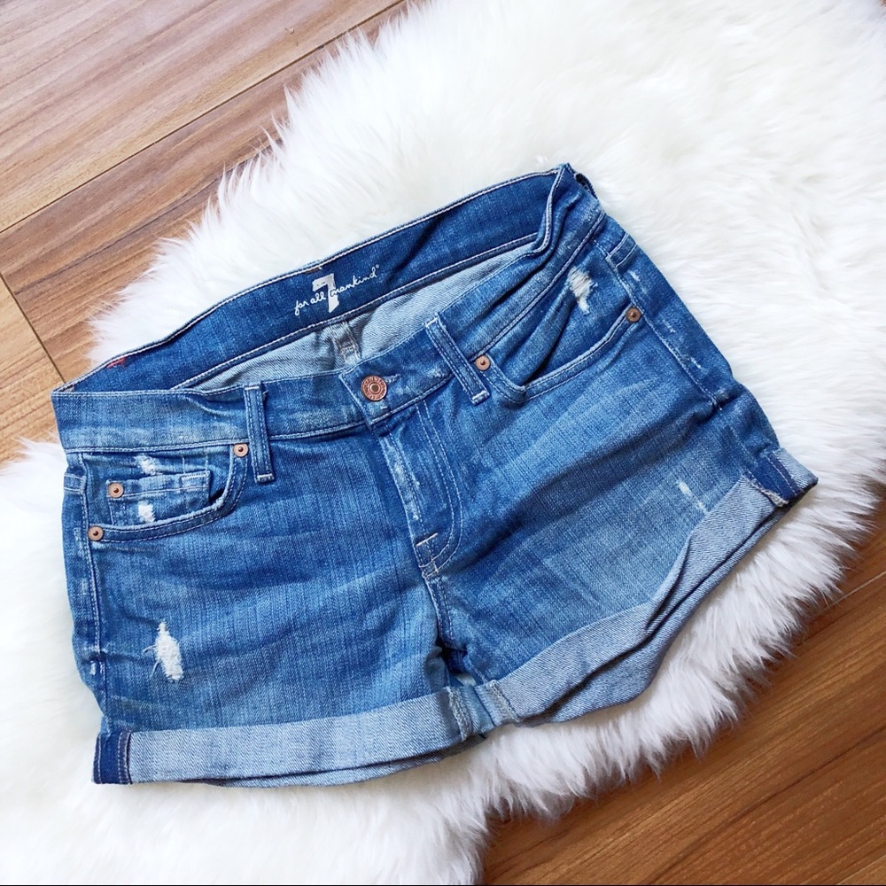7 For All Mankind Jean Shorts